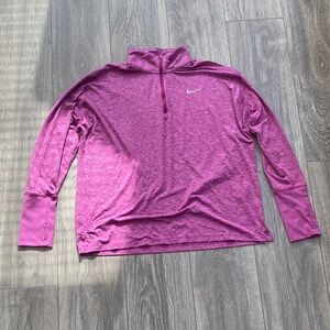 Nike - DriFit Quarter Zip in Magenta - Size XL